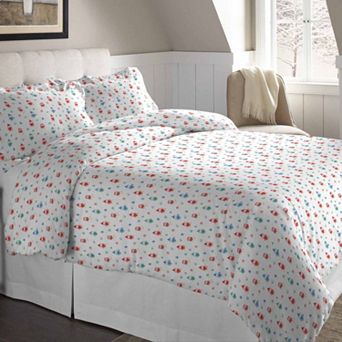 Pointehaven Flannel Duvet Cover Set