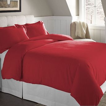 Pointehaven Flannel Duvet Cover Set