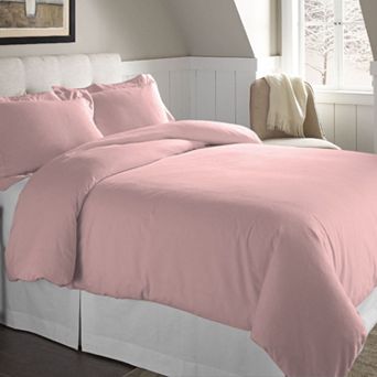 Pointehaven Flannel Duvet Cover Set