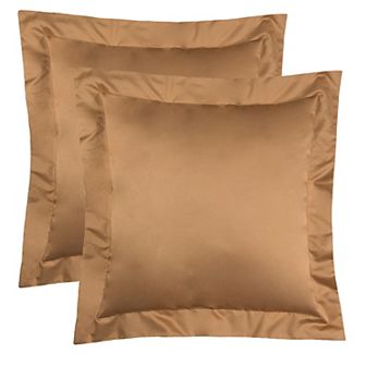 620 Thread Count Long Staple Cotton Euro Sham 2-pack Set