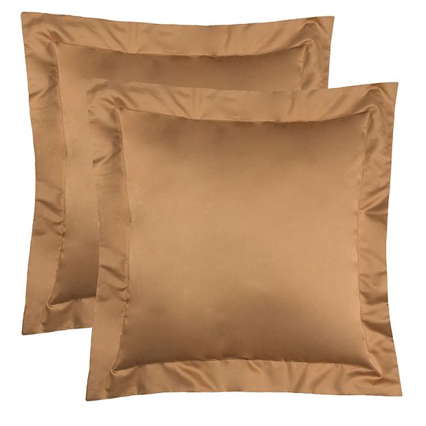 620 Thread Count Long Staple Cotton Euro Sham 2 pack Set