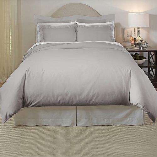 Pointehaven 3-piece 620 Thread Count Cotton Duvet Cover Set