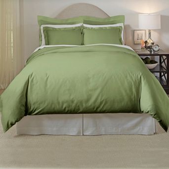 Pointehaven 3 pc 620 Thread Count Cotton Duvet Cover Set