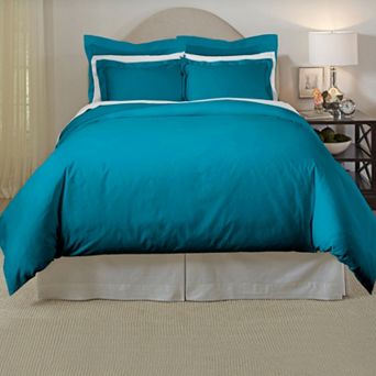 Pointehaven 3 pc 620 Thread Count Cotton Duvet Cover Set