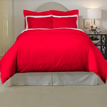 Pointehaven 3 pc 620 Thread Count Cotton Duvet Cover Set