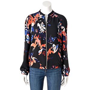 Women's Apt. 9® Abstract Bomber Jacket