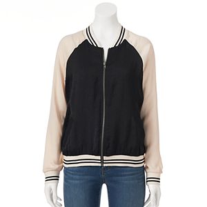 Juniors' About A Girl Los Angeles Bomber Jacket