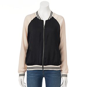 Juniors' About A Girl Los Angeles Bomber Jacket