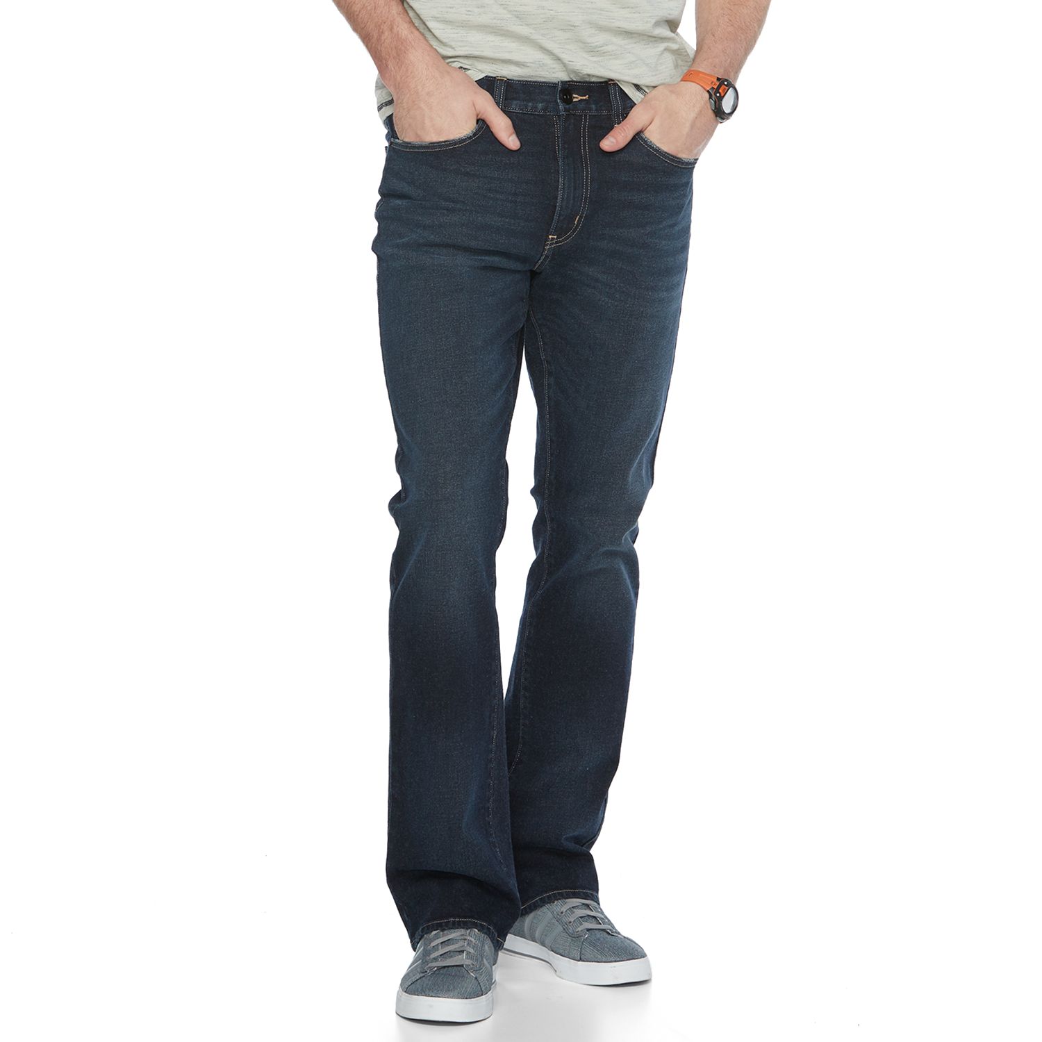 urban pipeline loose bootcut jeans