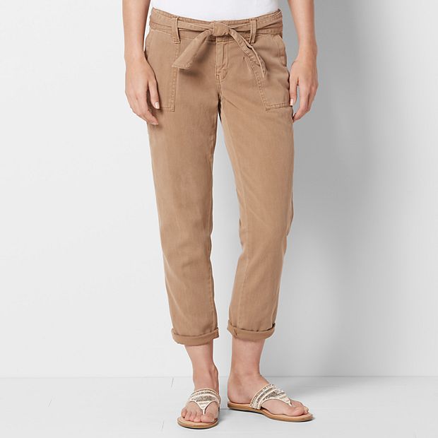 women's Sonoma Goods For Life twill capris.