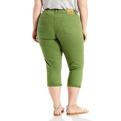 Plus Size Levi's Shaping Jean Capris