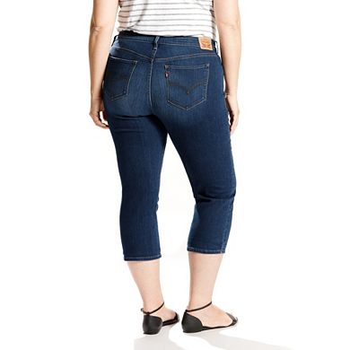 Plus Size Levi's Shaping Jean Capris
