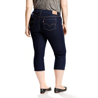 Plus Size Levi's Shaping Jean Capris