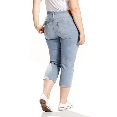Plus Size Levi's Shaping Jean Capris