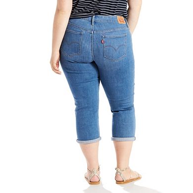 Plus Size Levi's Shaping Jean Capris