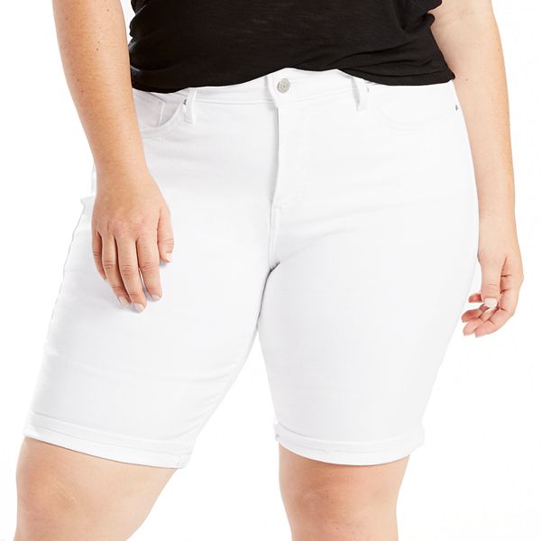 Plus Size Levi's® Perfectly Shaping Jean Bermuda Shorts