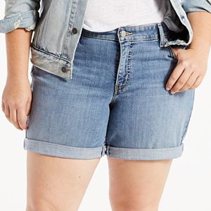 Plus Size Levi's® Cuffed Jean Shorts