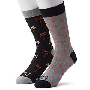 Men's Funky Socks 2-pack Palm Tree Socks