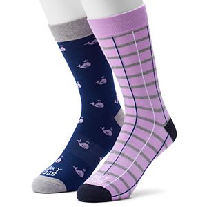 Men's Funky Socks 2-pack Whales Socks