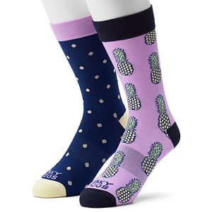 Men's Funky Socks 2-pack Pineapple Socks