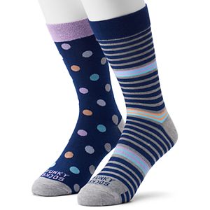 Men's Funky Socks 2-pack Multi Dot Socks
