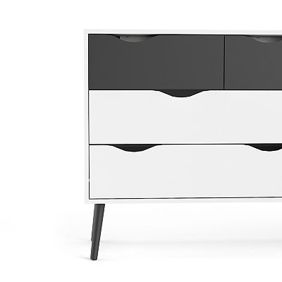 Diana Two Tone 8 Drawer Dresser