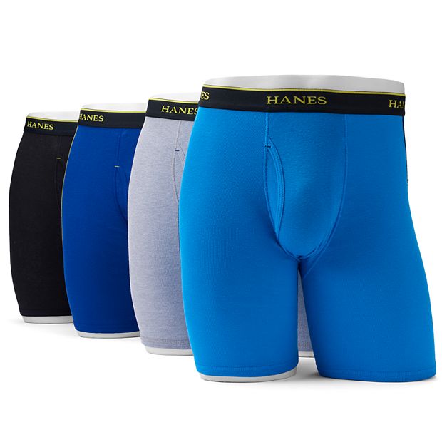 Hanes comfort cool boxer briefs hot sale long leg