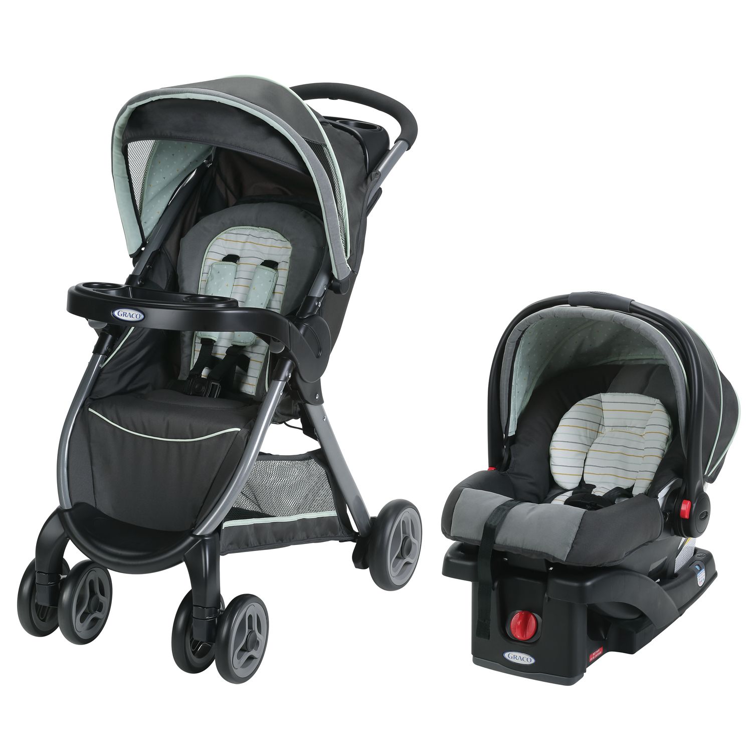 graco fastaction fold travel system affinia