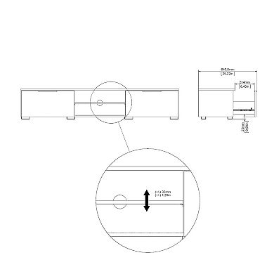 Match 2-Drawer TV Stand