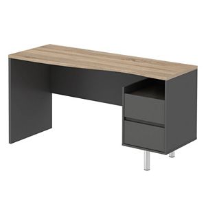 Walter Two-Tone 2-Drawer Desk