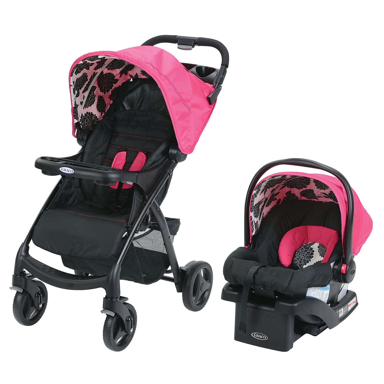 baby car seat and stroller girl
