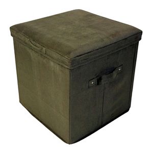 Casual Home Folding Padded Storage Ottoman