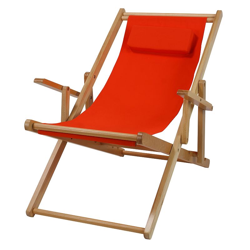 Casual Home Sling Chair, Orange