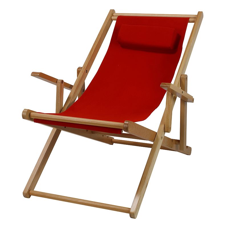 Casual Home Sling Chair, Red