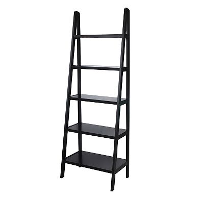 Casual Home 5-Shelf Ladder Bookcase