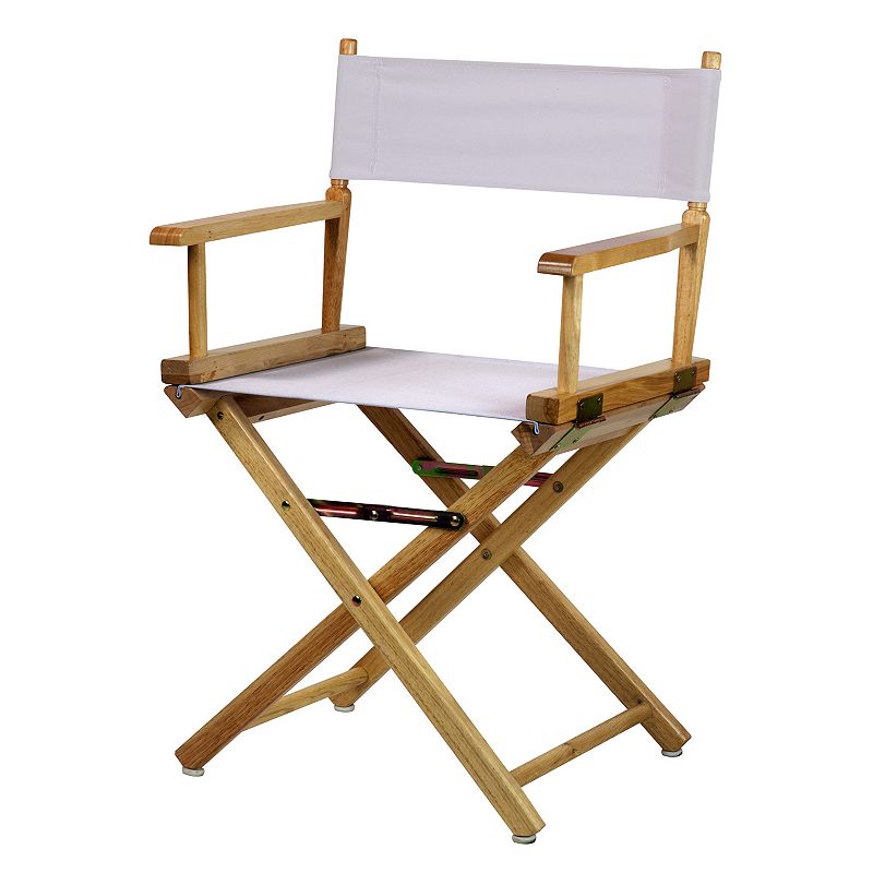73873584 Casual Home Canvas Directors Chair, White sku 73873584
