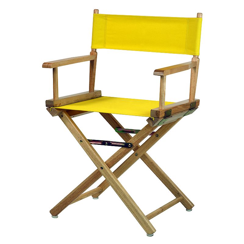 73557105 Casual Home Canvas Directors Chair, Yellow sku 73557105