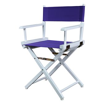 Casual Home 18" White Finish Director's Chair