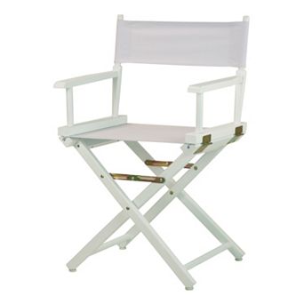 Casual Home 18" White Finish Director's Chair