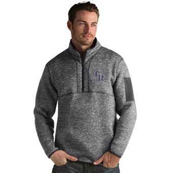 Men's Antigua Colorado Rockies Fortune Pullover