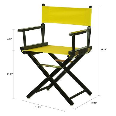 Casual Home 33.75-in. Black Finish Director's Chair