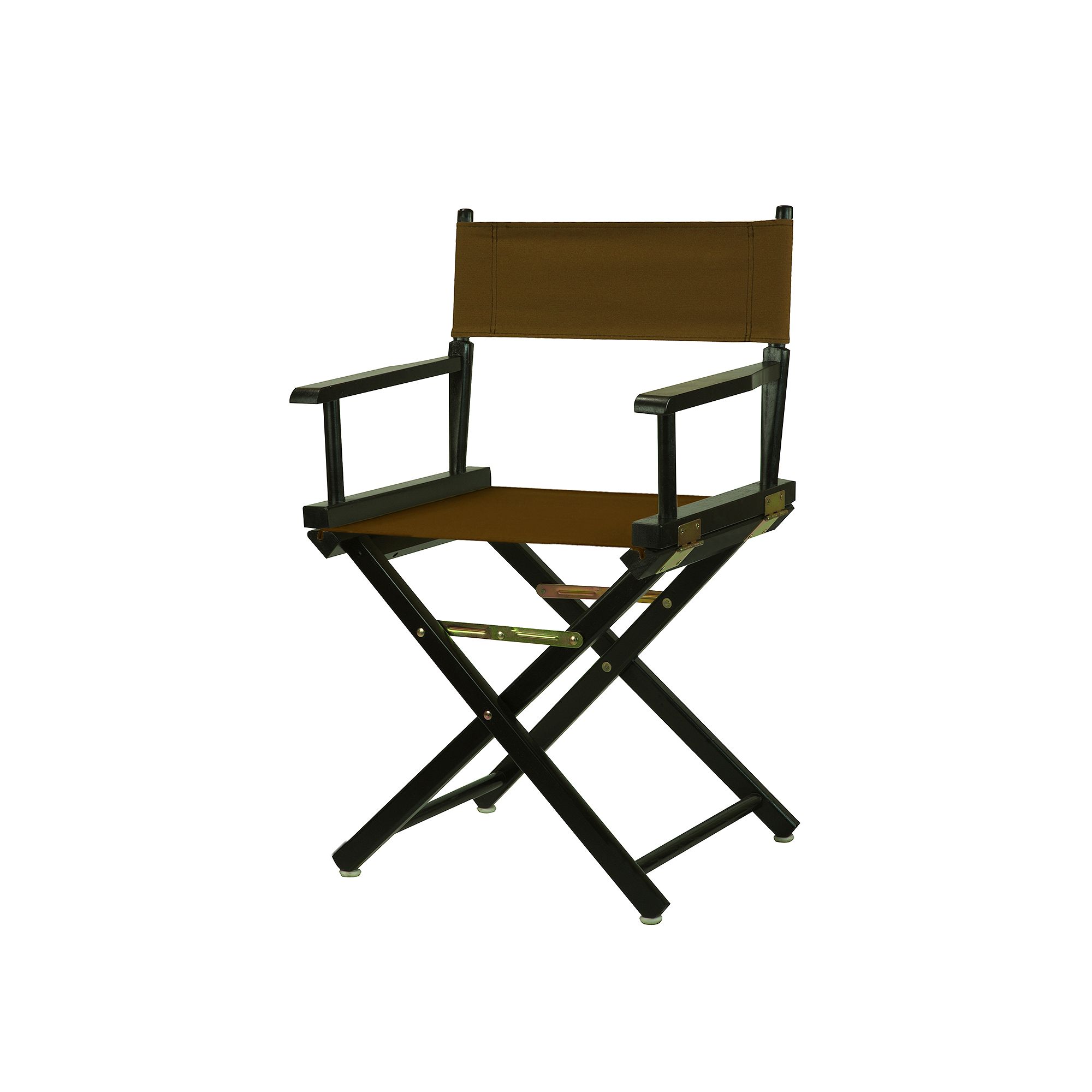Casual Home 33.75-in. Black Finish Directors Chair, Brown