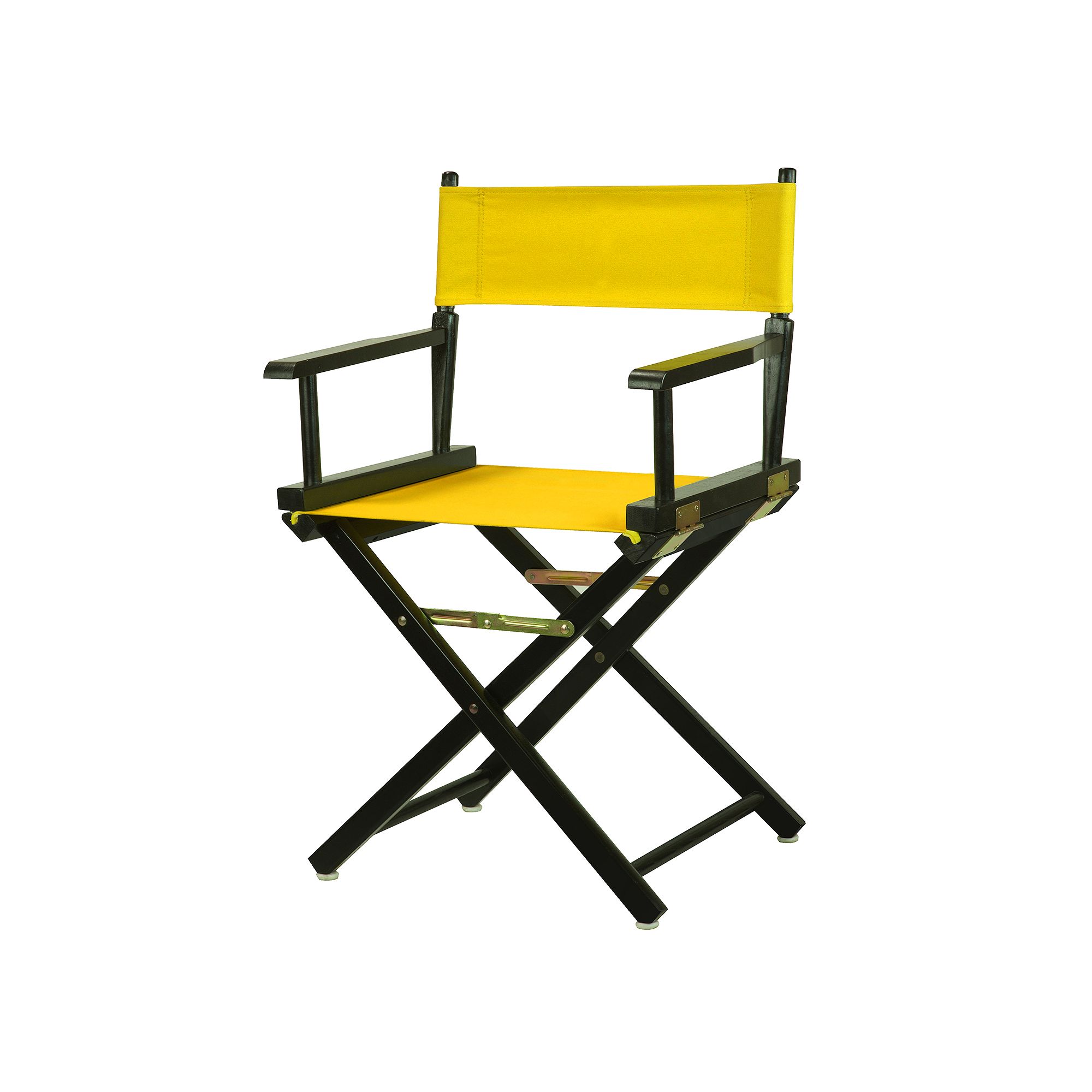 Casual Home 33.75-in. Black Finish Directors Chair, Gold