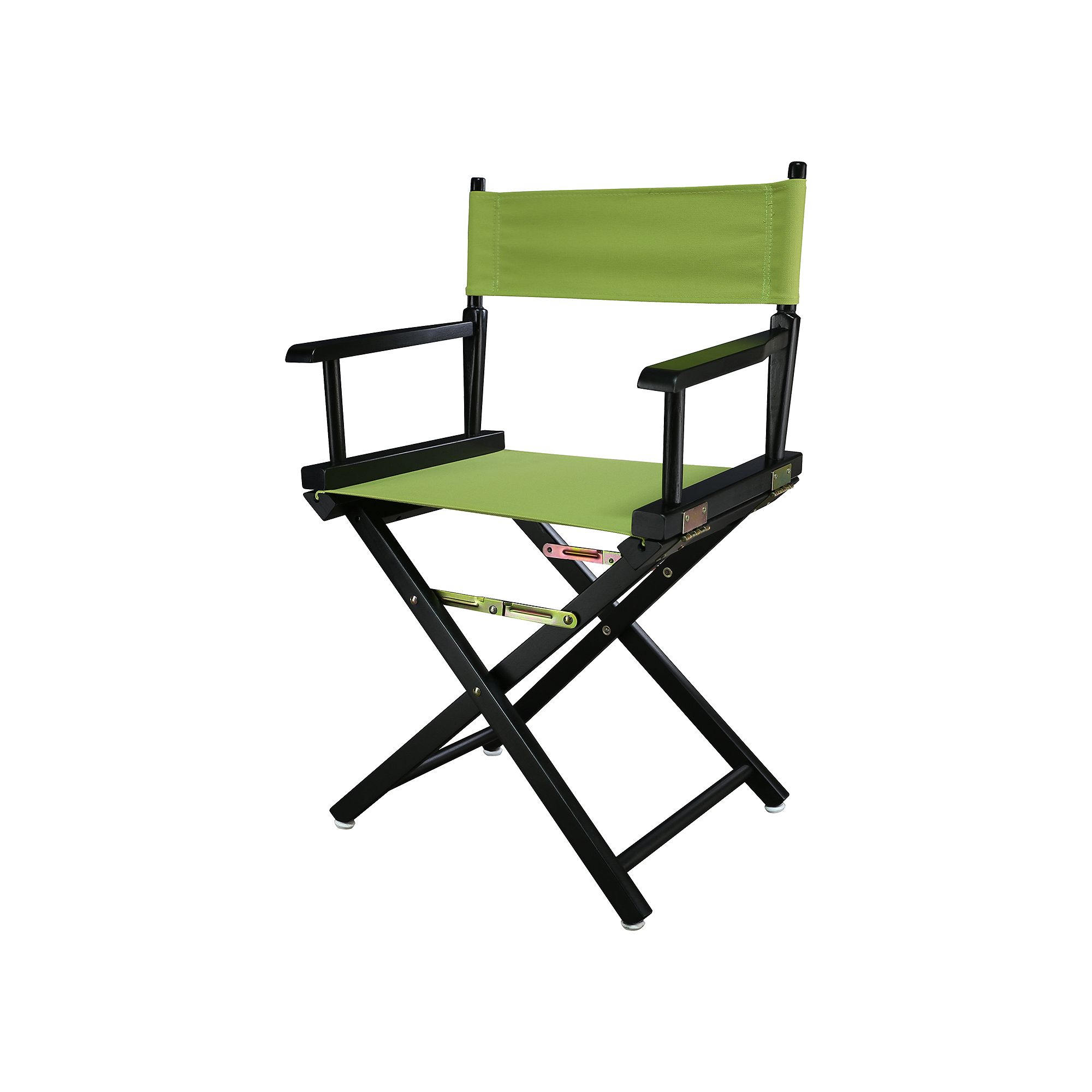 Casual Home 33.75-in. Black Finish Directors Chair, Lime Green