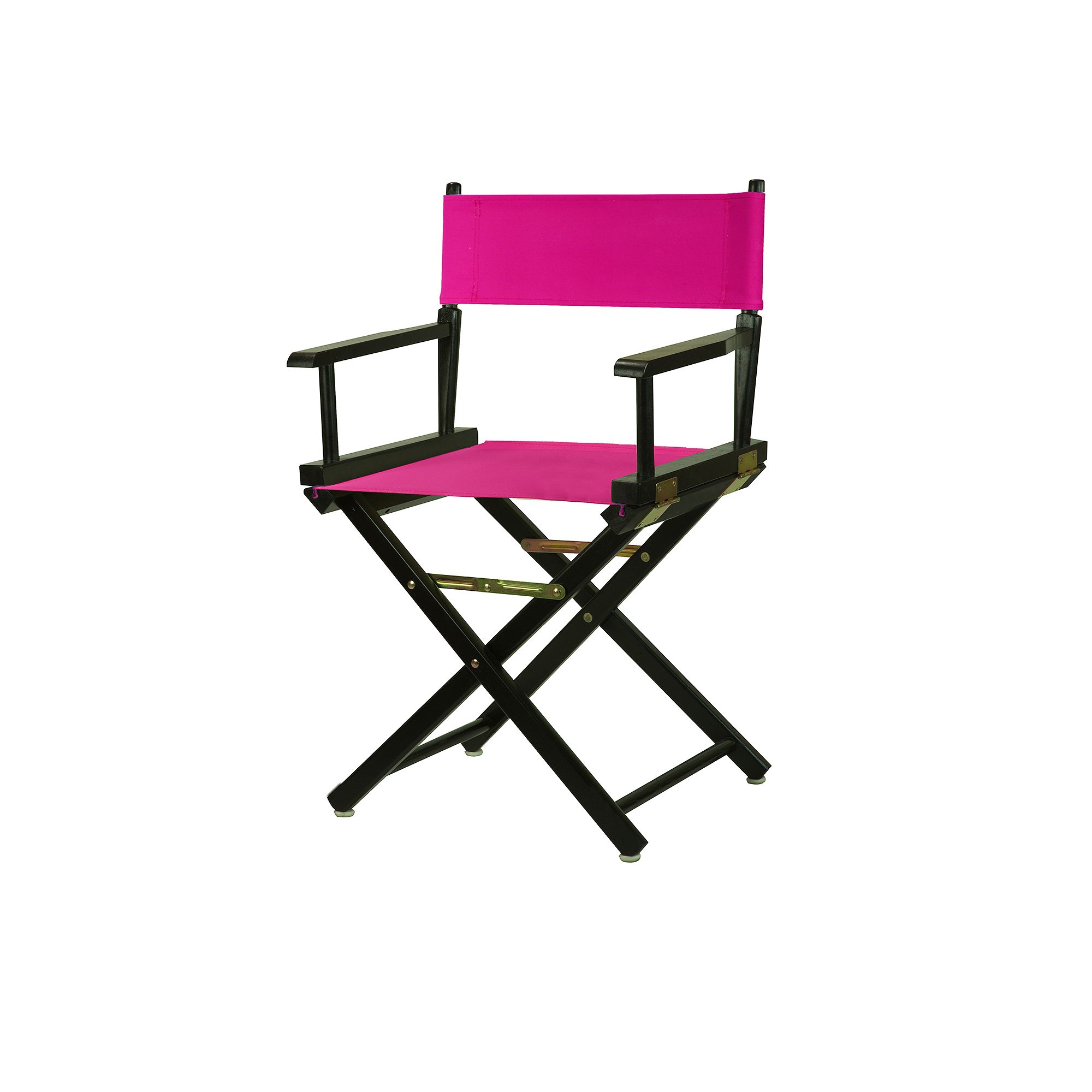 Casual Home 33.75-in. Black Finish Directors Chair, Pink