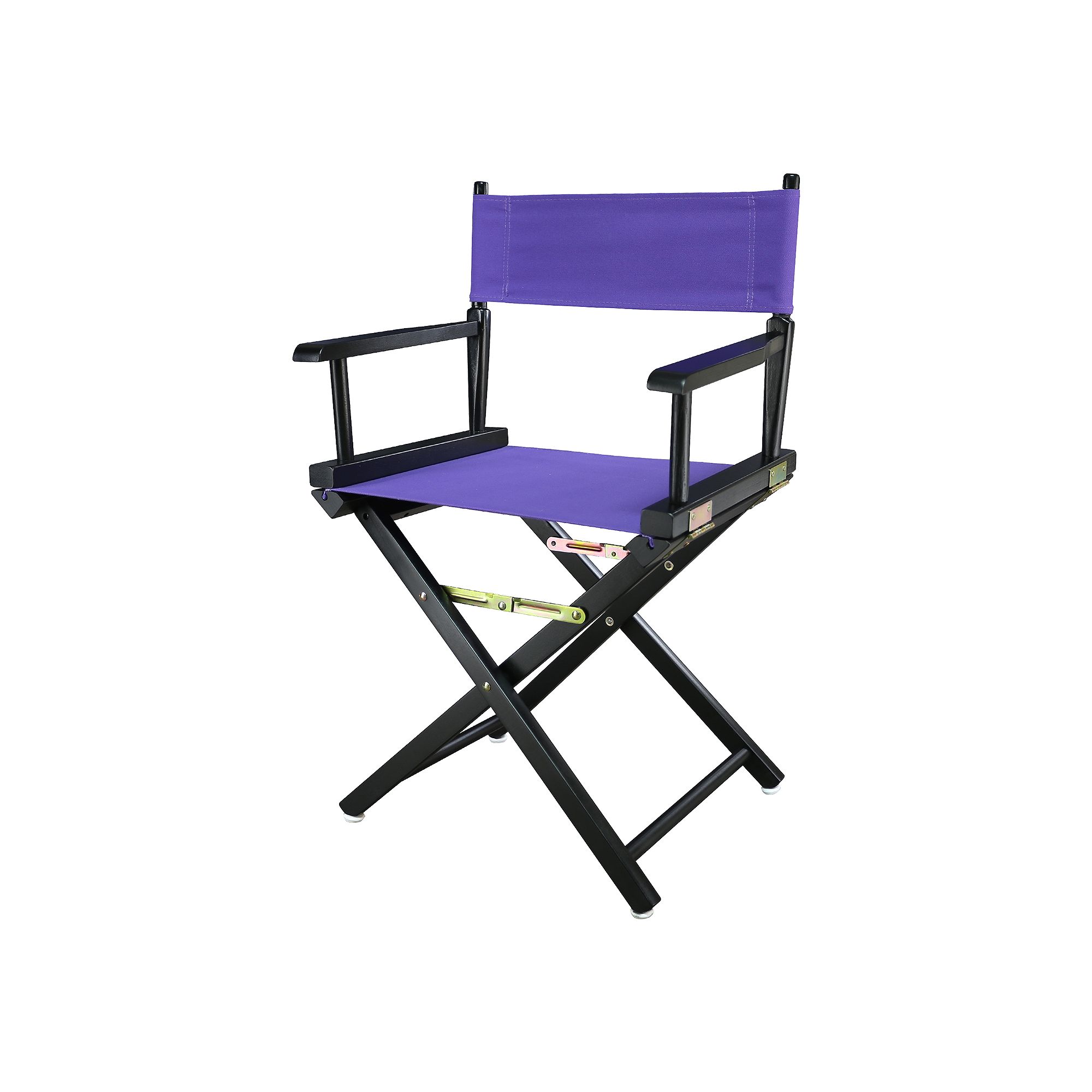 Casual Home 33.75-in. Black Finish Directors Chair, Purple