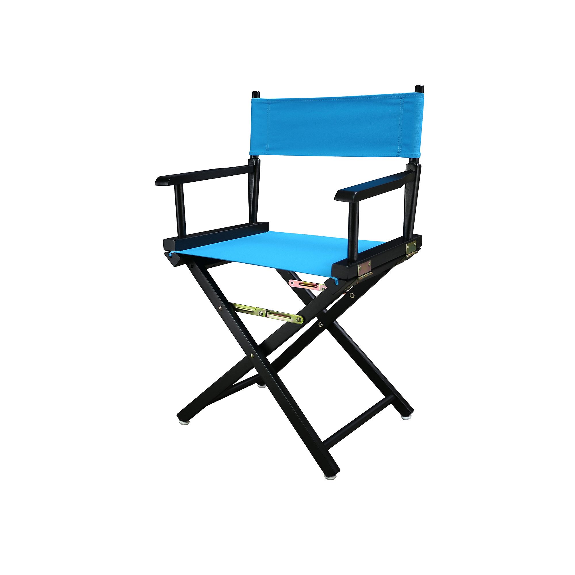 Casual Home 33.75-in. Black Finish Directors Chair, Turquoise