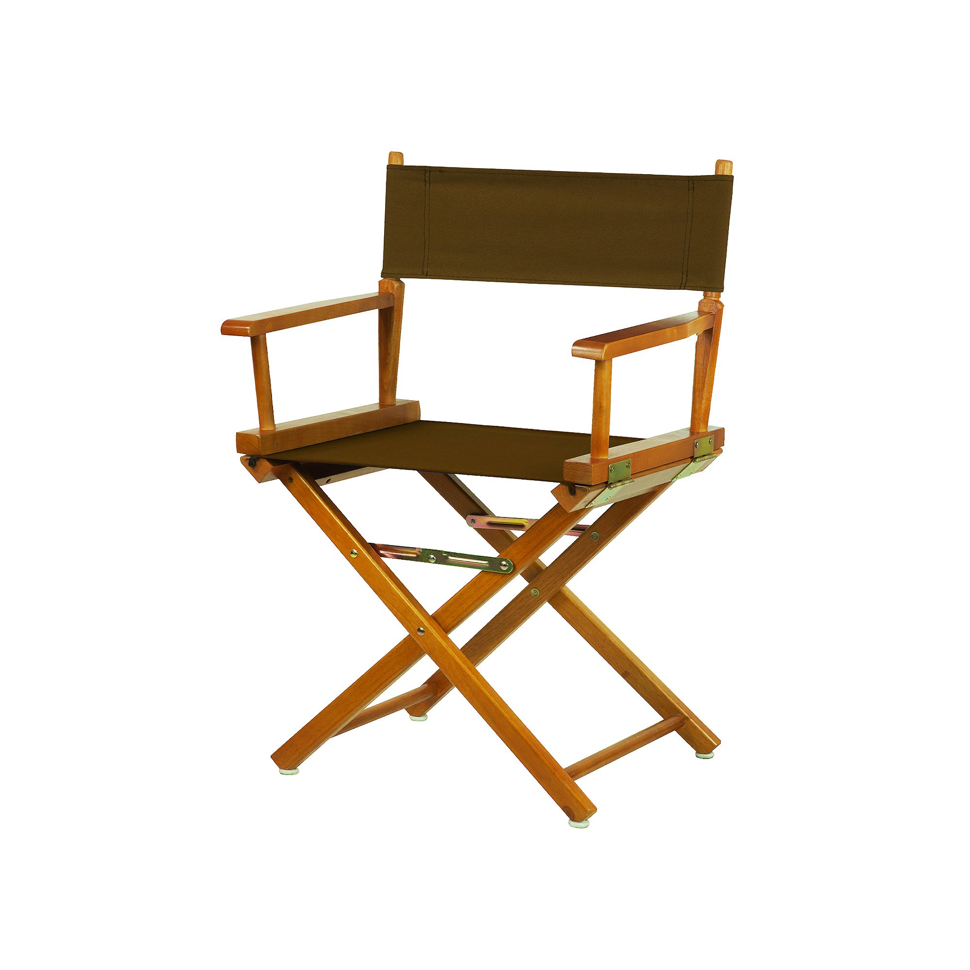 Casual Home 18 Honey Oak Finish Directors Chair, Brown