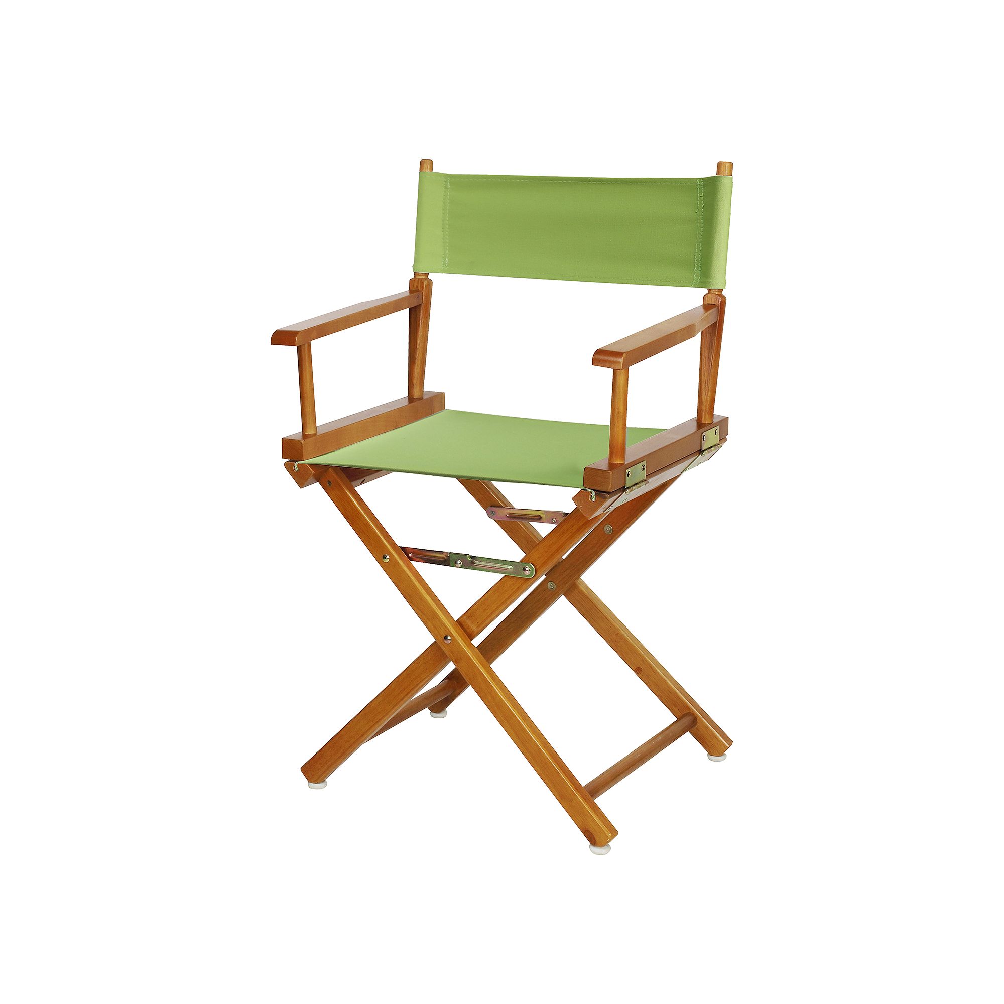 Casual Home 18 Honey Oak Finish Directors Chair, Lime Green