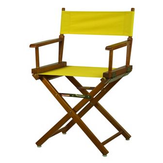 Casual Home 18" Honey Oak Finish Director's Chair